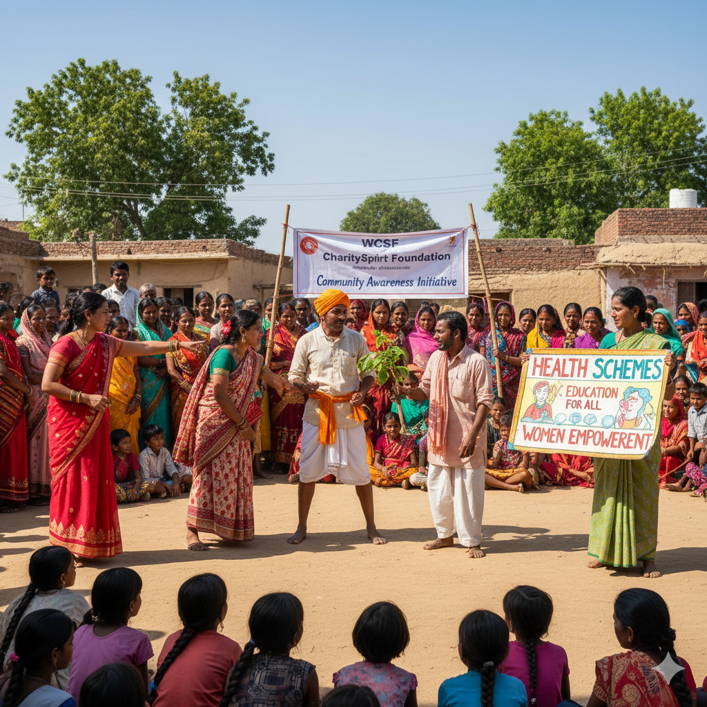 कस्तूरबा गांधी बालिका विद्यालय में चलाया जागरूकता अभियान